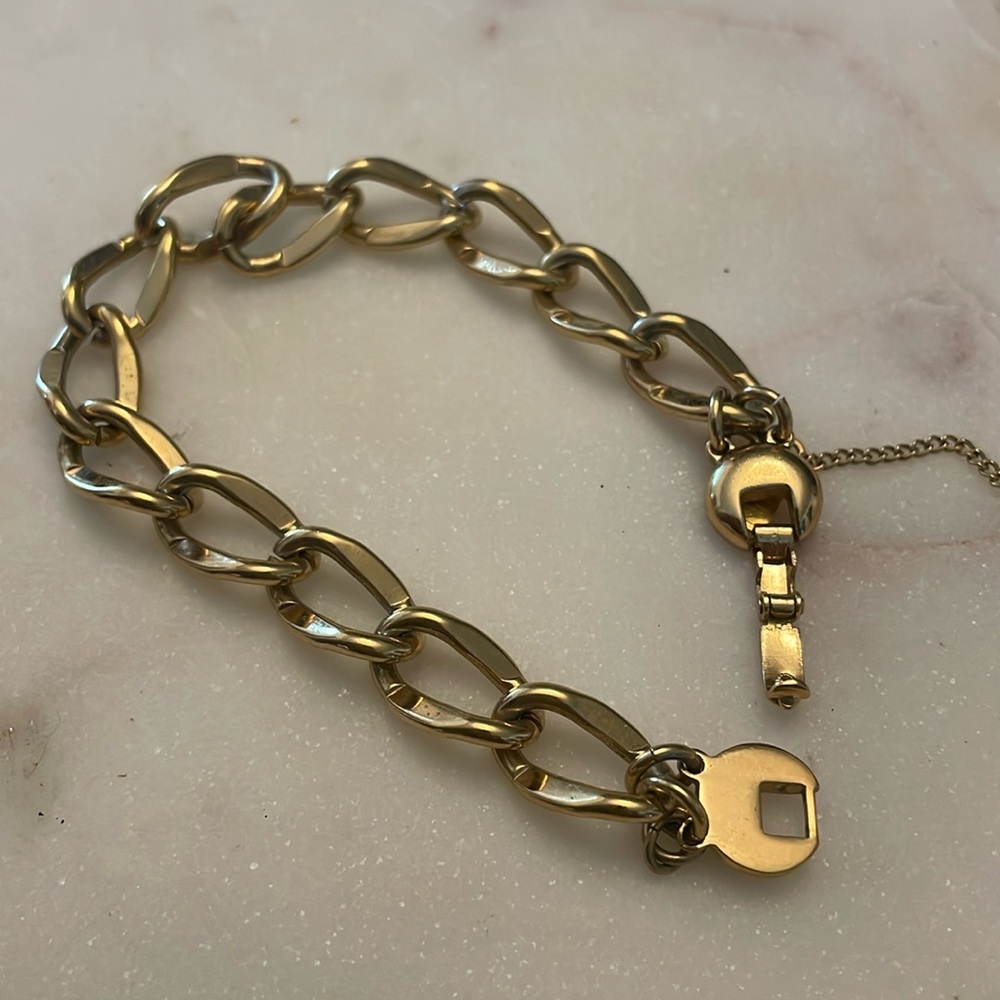 Vintage Monet bracelet with safety